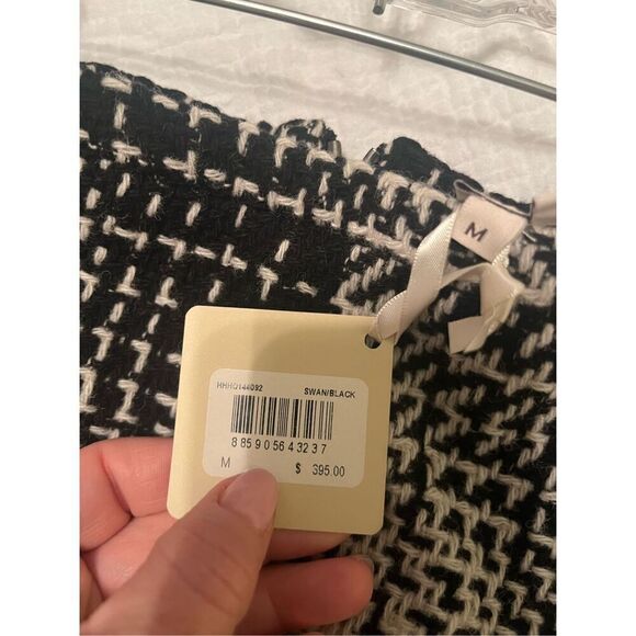 Haute Hippie Black Swan Wool Skirt NEW NWT - Picture 6 of 8